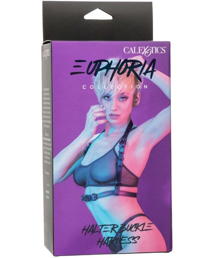 CALEXOTICS - EUPHORIA HALTER BUCKLE HARNESS BLACK CALEXOTICS - EUPHORIA HALTER BUCKLE HARNESS BLACK