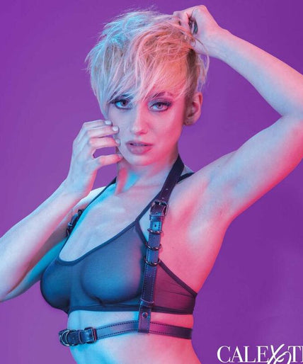 CALEXOTICS - EUPHORIA HALTER BUCKLE HARNESS BLACK CALEXOTICS - EUPHORIA HALTER BUCKLE HARNESS BLACK