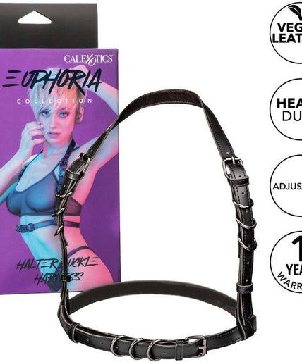 CALEXOTICS - EUPHORIA HALTER BUCKLE HARNESS BLACK CALEXOTICS - EUPHORIA HALTER BUCKLE HARNESS BLACK