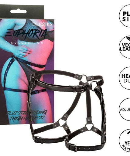 CALEXOTICS - EUPHORIA PLUS SIZE RIDING THIGH HARNESS CALEXOTICS - EUPHORIA PLUS SIZE RIDING THIGH HARNESS