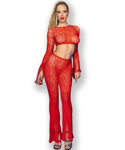 CHILIROSE - CR 4648 TOP & PANT ROOD S/L CHILIROSE - CR 4648 TOP & PANT ROOD S/L