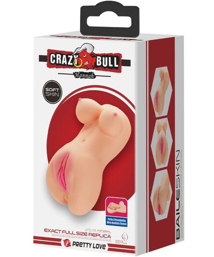 CRAZY BULL - REALISTIC VAGINA AND ANUS HANNAH VIBRATOR CRAZY BULL - REALISTIC VAGINA AND ANUS HANNAH VIBRATOR