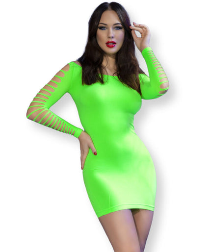 CHILIROSE - CR 4617 DRESS GREEN S/M CHILIROSE - CR 4617 DRESS GREEN S/M
