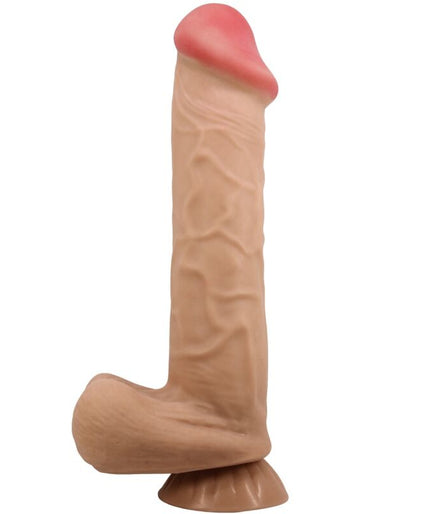 PRETTY LOVE - SLIDING SKIN SERIES REALISTIC DILDO WITH SLIDING SKIN SUCTION CUP FLESH 26 CM PRETTY LOVE - SLIDING SKIN SERIES REALISTIC DILDO WITH SLIDING SKIN SUCTION CUP FLESH 26 CM