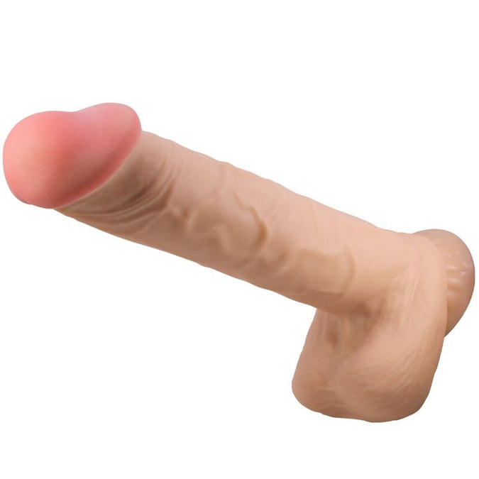 PRETTY LOVE - SLIDING SKIN SERIES REALISTISCHE DILDO MET VERSCHUIVENDE HUID ZUIGNAP FLESH 26 CM