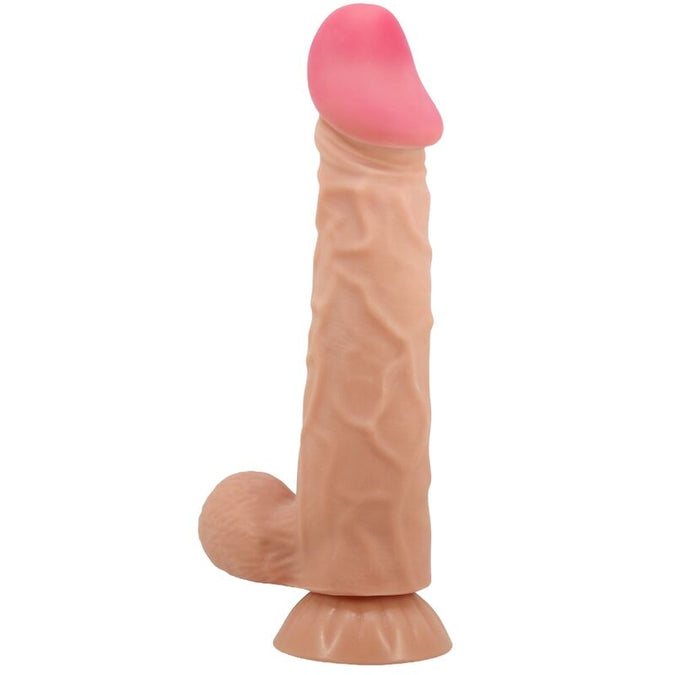 Pleasurements – Pretty Love – Realistische schuifhuid dildo vlees 24 cm