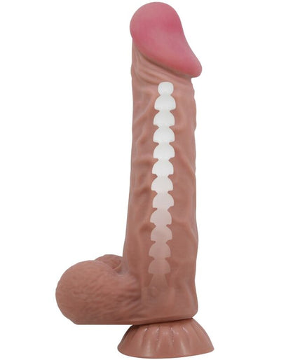 Pleasurements – Pretty Love – Sliding Skin Realistic Dildo Brown 24 Cm Pleasurements – Pretty Love – Sliding Skin Realistic Dildo Brown 24 Cm