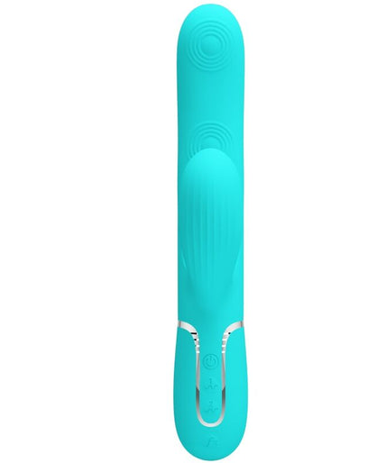 PRETTY LOVE - PERLITA MULTIFUNCTION 3 IN 1 G-SPOT VIBRATOR AQUA GREEN PRETTY LOVE - PERLITA MULTIFUNCTION 3 IN 1 G-SPOT VIBRATOR AQUA GREEN