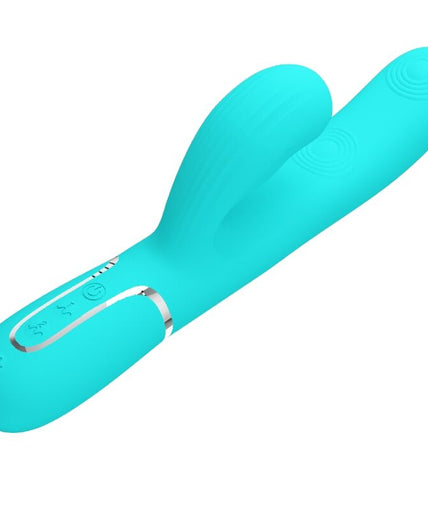 PRETTY LOVE - PERLITA MULTIFUNCTION 3 IN 1 G-SPOT VIBRATOR AQUA GREEN PRETTY LOVE - PERLITA MULTIFUNCTION 3 IN 1 G-SPOT VIBRATOR AQUA GREEN