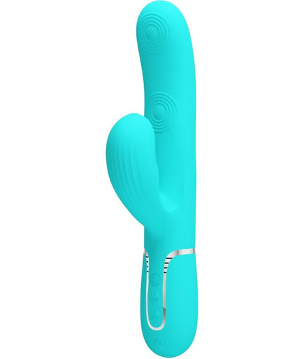 PRETTY LOVE - PERLITA MULTIFUNCTION 3 IN 1 G-SPOT VIBRATOR AQUA GREEN PRETTY LOVE - PERLITA MULTIFUNCTION 3 IN 1 G-SPOT VIBRATOR AQUA GREEN