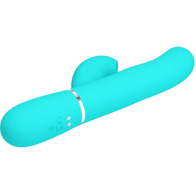 Pretty Love – Perlita Multifunctionele 3-in-1 G-Spot Vibrator Aqua Groen
