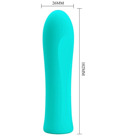 PRETTY LOVE - ALFREDA SUPER POWER VIBRATOR AQUA GREEN PRETTY LOVE - ALFREDA SUPER POWER VIBRATOR AQUA GREEN