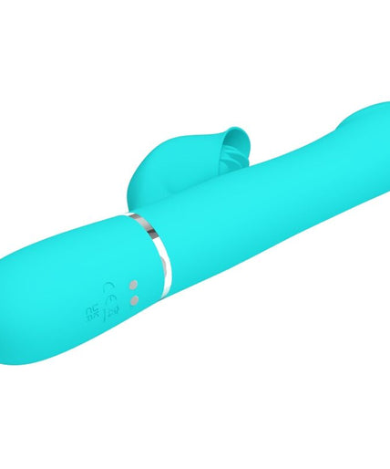 PRETTY LOVE - RABBIT VIBRATOR PEARLS AQUA GREEN PRETTY LOVE - RABBIT VIBRATOR PEARLS AQUA GREEN