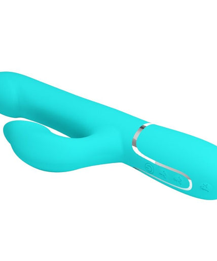 PRETTY LOVE - RABBIT VIBRATOR PEARLS AQUA GREEN PRETTY LOVE - RABBIT VIBRATOR PEARLS AQUA GREEN