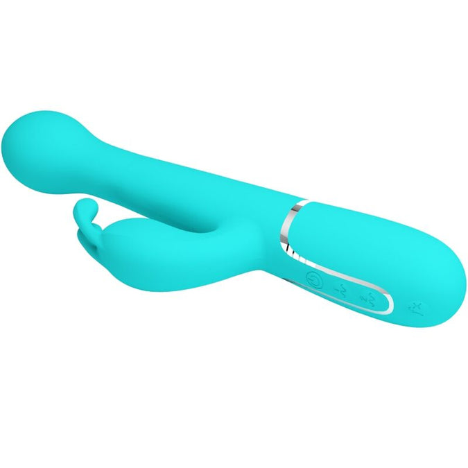 Pretty Love – Dejon Rabbit Vibrator 3-in-1 Multifunctioneel Aqua Groen