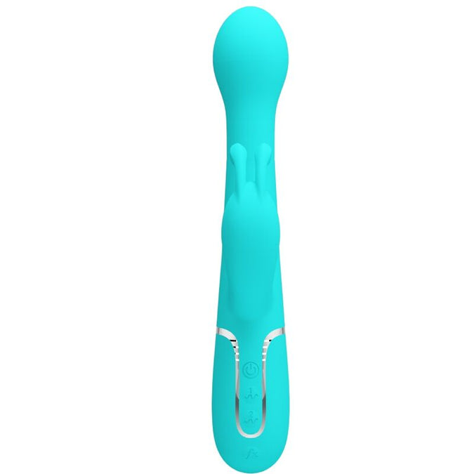 Pretty Love – Dejon Rabbit Vibrator 3-in-1 Multifunctioneel Aqua Groen