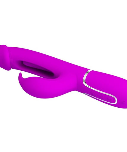 PRETTY LOVE - KAMPAS RABBIT 3 IN 1 MULTIFUNCTION VIBRATOR WITH TONGUE FUCHSIA PRETTY LOVE - KAMPAS RABBIT 3 IN 1 MULTIFUNCTION VIBRATOR WITH TONGUE FUCHSIA