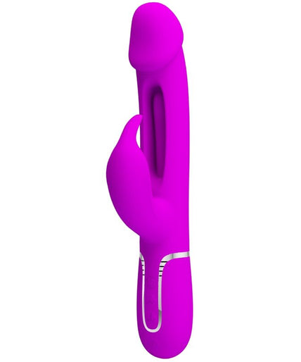 PRETTY LOVE - KAMPAS RABBIT 3 IN 1 MULTIFUNCTION VIBRATOR WITH TONGUE FUCHSIA PRETTY LOVE - KAMPAS RABBIT 3 IN 1 MULTIFUNCTION VIBRATOR WITH TONGUE FUCHSIA