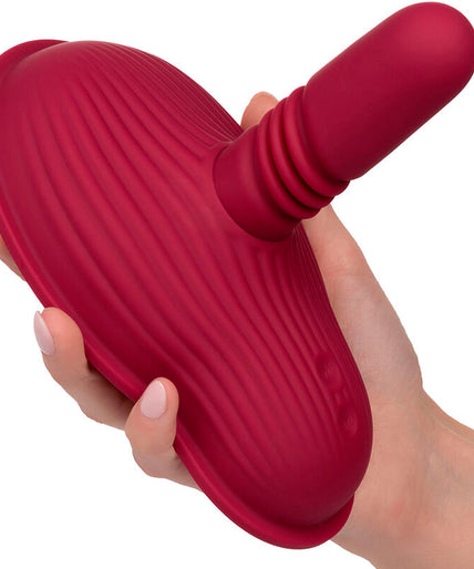 CALEXOTICS - RIDER MASSAGER DOUBLE MOTOR REMOTE CONTROL RED CALEXOTICS - RIDER MASSAGER DOUBLE MOTOR REMOTE CONTROL RED