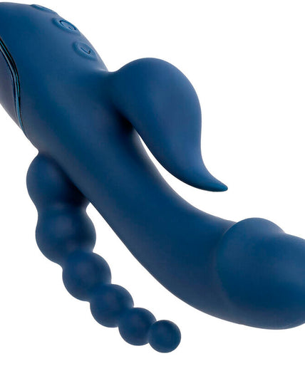 CALEXOTICS - VIBRATOR TRIPLE ORGASM BLUE CALEXOTICS - VIBRATOR TRIPLE ORGASM BLUE