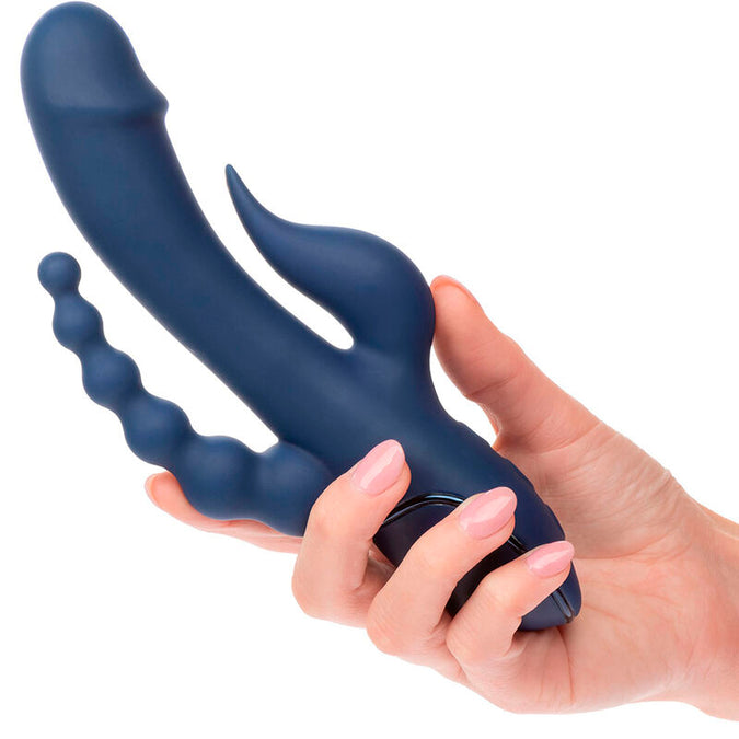 CALEXOTICS - VIBRATOR DRIEDUBBEL ORGASME BLAUW