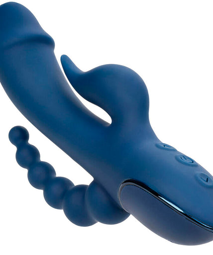 CALEXOTICS - VIBRATOR TRIPLE ORGASM BLUE CALEXOTICS - VIBRATOR TRIPLE ORGASM BLUE