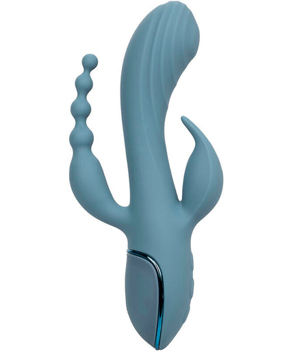 CALEXOTICS - VIBRATOR TRIPLE ECSTASY GREY CALEXOTICS - VIBRATOR TRIPLE ECSTASY GREY