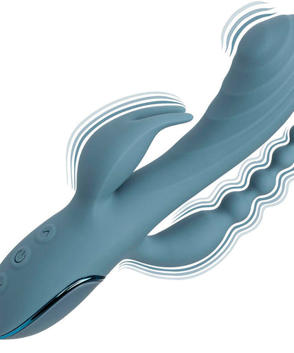 CALEXOTICS - VIBRATOR TRIPLE ECSTASY GREY CALEXOTICS - VIBRATOR TRIPLE ECSTASY GREY