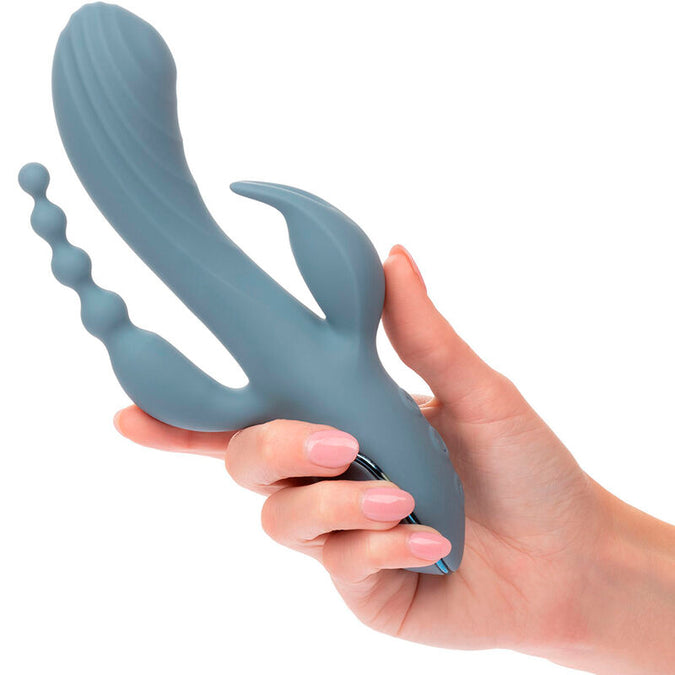 CALEXOTICS - VIBRATOR TRIPLE ECSTASY GRIJS