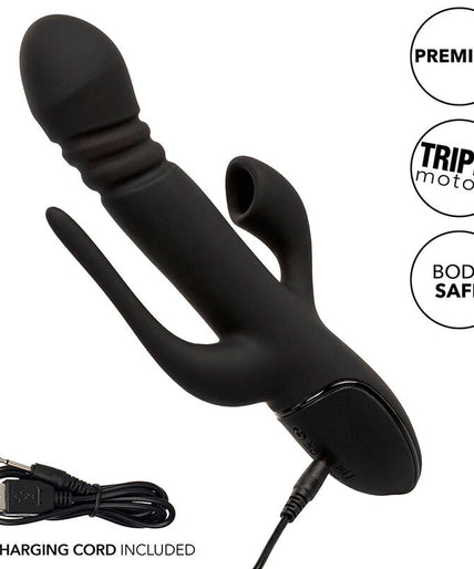 CALEXOTICS - VIBRATOR TRIPLE EUPHORIA BLACK CALEXOTICS - VIBRATOR TRIPLE EUPHORIA BLACK