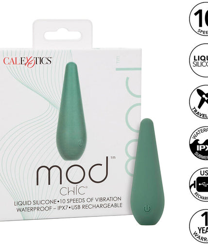 CALEXOTICS - MOD CHIC STIMULATOR GREEN CALEXOTICS - MOD CHIC STIMULATOR GREEN