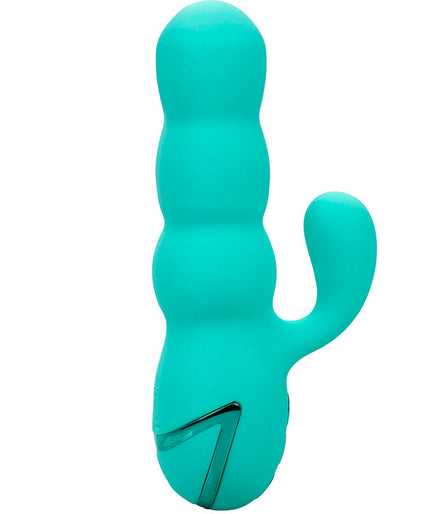 CALEXOTICS - DEL MAR DIVA VIBRATOR RABBIR AQUA GREEN BY CALIFORNIA DREAMING CALEXOTICS - DEL MAR DIVA VIBRATOR RABBIR AQUA GREEN BY CALIFORNIA DREAMING