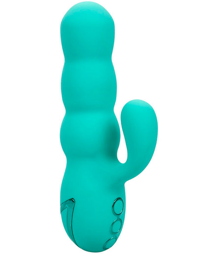 CALEXOTICS - DEL MAR DIVA VIBRATOR RABBIR AQUA GREEN BY CALIFORNIA DREAMING CALEXOTICS - DEL MAR DIVA VIBRATOR RABBIR AQUA GREEN BY CALIFORNIA DREAMING