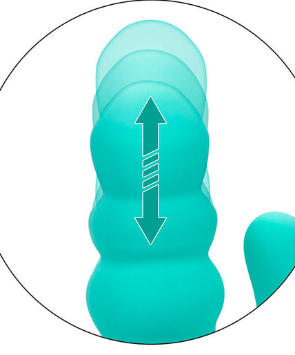 CALEXOTICS - DEL MAR DIVA VIBRATOR RABBIR AQUA GREEN BY CALIFORNIA DREAMING CALEXOTICS - DEL MAR DIVA VIBRATOR RABBIR AQUA GREEN BY CALIFORNIA DREAMING