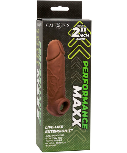 CALEXOTICS - PERFORMANCE MAXX LIFE-LIKE EXTENSION 7 BROWN SKIN CALEXOTICS - PERFORMANCE MAXX LIFE-LIKE EXTENSION 7 BROWN SKIN