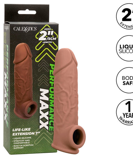 CALEXOTICS - PERFORMANCE MAXX LEVENSECHTE VERLENGING 7 BRUINE HUID CALEXOTICS - PERFORMANCE MAXX LEVENSECHTE VERLENGING 7 BRUINE HUID