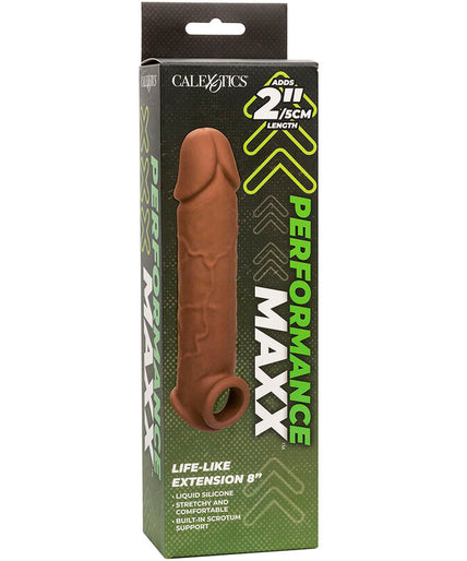 CALEXOTICS - PERFORMANCE MAXX LIFE-LIKE EXTENSION 8 BROWN SKIN CALEXOTICS - PERFORMANCE MAXX LIFE-LIKE EXTENSION 8 BROWN SKIN