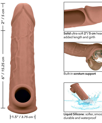 CALEXOTICS - PERFORMANCE MAXX LIFE-LIKE EXTENSION 8 BROWN SKIN CALEXOTICS - PERFORMANCE MAXX LIFE-LIKE EXTENSION 8 BROWN SKIN