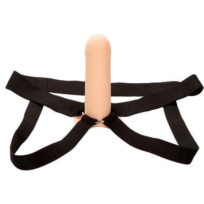 CALEXOTICS - PERFORMANCE MAXX EXTENSION MET HARNESS LICHTE HUIDSKLEUR