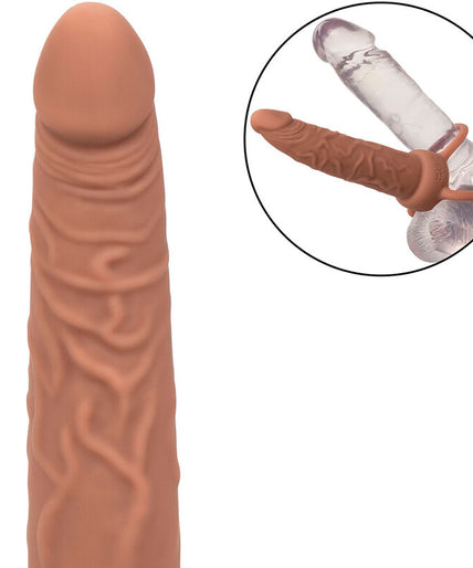 CALEXOTICS - PERFORMANCE MAXX RECHARGABLE DUAL PENETRATOR BROWN SKIN CALEXOTICS - PERFORMANCE MAXX RECHARGABLE DUAL PENETRATOR BROWN SKIN
