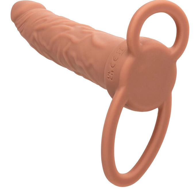 CALEXOTICS - PERFORMANCE MAXX OPLAADBARE DUBBELE PENETRATOR BRUINE HUID