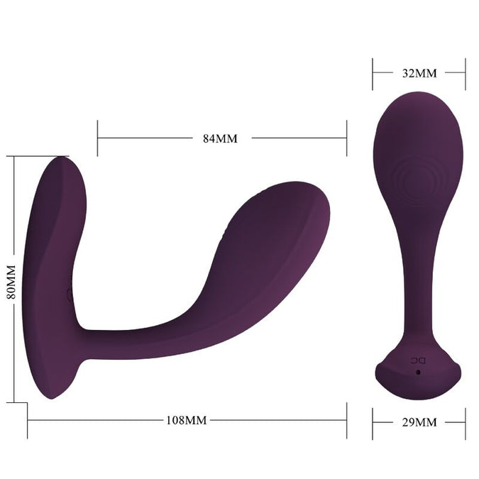 PRETTY LOVE - BAIRD G-SPOT 12 TRILLINGEN OPLAADBAAR LILA APP