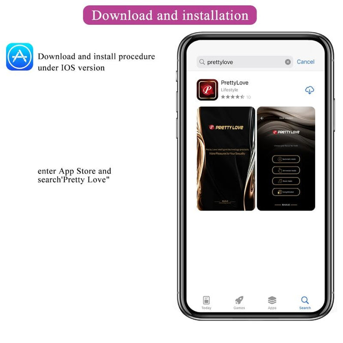 PRETTY LOVE - BAIRD G-SPOT 12 TRILLINGEN OPLAADBAAR LILA APP