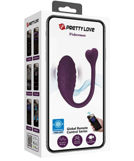 PRETTY LOVE - FISHERMAN APP CONTROLLED VIBRATING EGG LILA PRETTY LOVE - FISHERMAN APP CONTROLLED VIBRATING EGG LILA