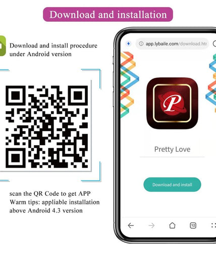 PRETTY LOVE - FISHERMAN APP CONTROLLED VIBRATING EGG LILA PRETTY LOVE - FISHERMAN APP CONTROLLED VIBRATING EGG LILA