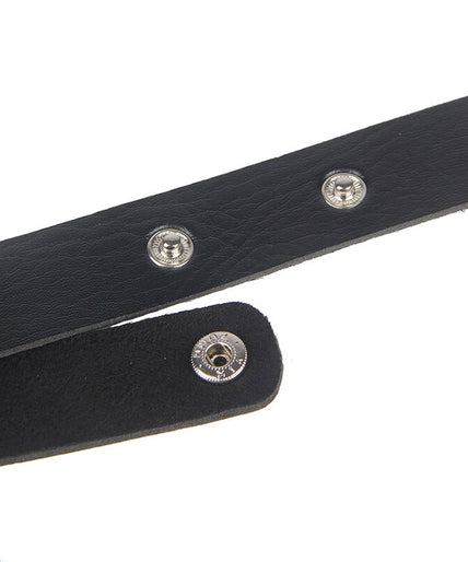 SUBBLIME - CHEST HARNESS LEATHER CHAINS BLACK ONE SIZE SUBBLIME - CHEST HARNESS LEATHER CHAINS BLACK ONE SIZE