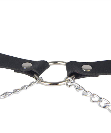 SUBBLIME - LEATHER BELT HARNESS BLACK ONE SIZE SUBBLIME - LEATHER BELT HARNESS BLACK ONE SIZE