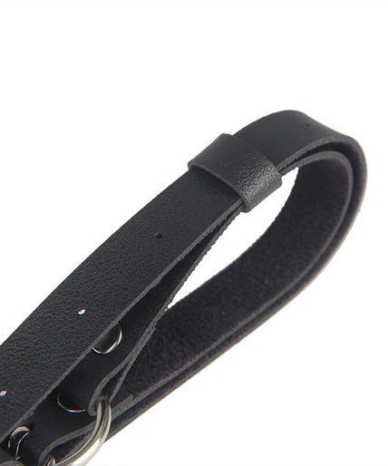 SUBBLIME - LEATHER BELT HARNESS BLACK ONE SIZE SUBBLIME - LEATHER BELT HARNESS BLACK ONE SIZE