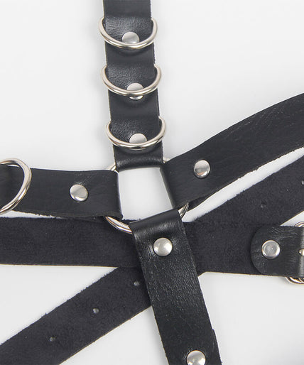 SUBBLIME - GARTER HARNESS WITH RINGS ONE SIZE SUBBLIME - GARTER HARNESS WITH RINGS ONE SIZE