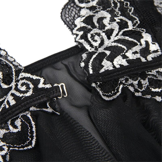 Subblime – Babydoll Fabric Tulle Chest Lace L/xl